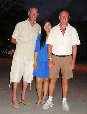 Lee Casey, Noi Emmerson and Andy Baber, the division winners at Eastern Star.